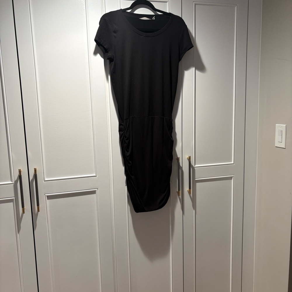 Athleta Topanga Black Mini Dress